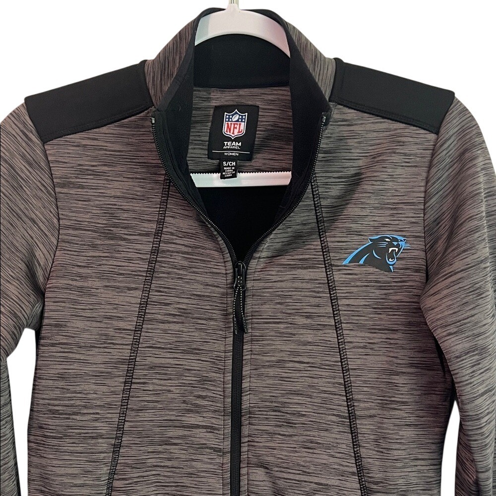NFL Team Apparel Women's Gray‎ Jacket Carolina Panthers